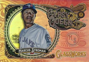 2017 Topps Gypsy Queen - GQ GlassWorks Box Toppers Red #GW-MS Marcus Stroman Front