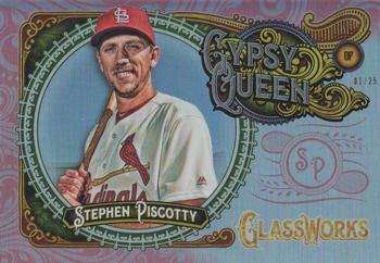 2017 Topps Gypsy Queen - GQ GlassWorks Box Toppers Red #GW-SP Stephen Piscotty Front
