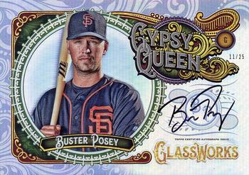 2017 Topps Gypsy Queen - GQ GlassWorks Box Toppers Autographs #GW-BP Buster Posey Front
