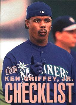 1997 Ultra - Checklists (Series Two) #2 Ken Griffey, Jr. Front