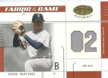 2003 Leaf Certified Materials - Fabric of the Game Jersey Year #FG-139 Pedro Martinez Front