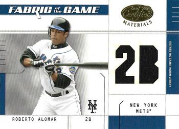 2003 Leaf Certified Materials - Fabric of the Game Position #FG-74 Roberto Alomar Front