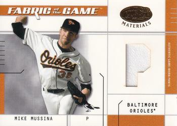 2003 Leaf Certified Materials - Fabric of the Game Position #FG-124 Mike Mussina Front