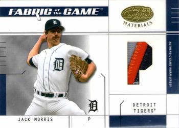 2003 Leaf Certified Materials - Fabric of the Game Position #FG-141 Jack Morris Front