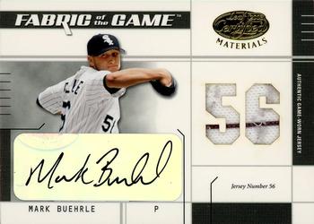 2003 Leaf Certified Materials - Fabric of the Game Jersey Number Autographs #FG-147 Mark Buehrle Front