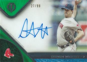 2017 Topps Tribute - Tribute Autographs Green #TA-SW Steven Wright Front