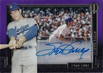 2017 Topps Tribute - Generations of Excellence Shadowbox Autographs Purple #GOE-SG Steve Garvey Front