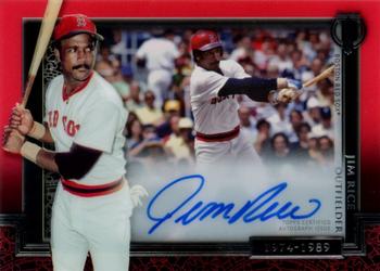 2017 Topps Tribute - Generations of Excellence Shadowbox Autographs Red #GOE-JR Jim Rice Front