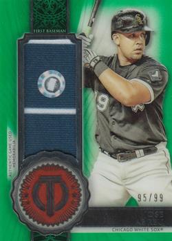 2017 Topps Tribute - Stamp of Approval Relics Green #SOA-JAB Jose Abreu Front