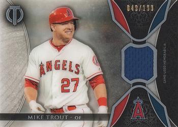 2017 Topps Tribute - Tribute Relics #TR-MT Mike Trout Front