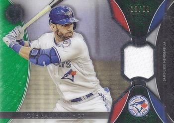 2017 Topps Tribute - Tribute Relics Green #TR-JB Jose Bautista Front