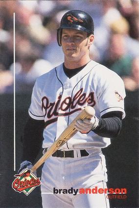 1999 Baltimore Orioles SGA Photocards #NNO Brady Anderson Front