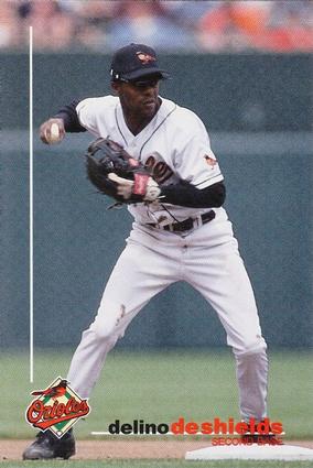 1999 Baltimore Orioles SGA Photocards #NNO Delino DeShields Front