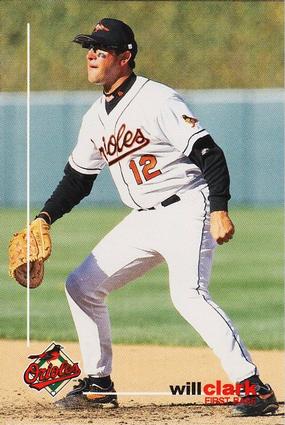 1999 Baltimore Orioles SGA Photocards #NNO Will Clark Front
