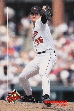 1999 Baltimore Orioles SGA Photocards #NNO Mike Mussina Front