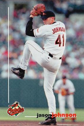 1999 Baltimore Orioles SGA Photocards #NNO Jason Johnson Front