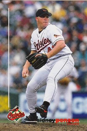 1999 Baltimore Orioles SGA Photocards #NNO Sidney Ponson Front