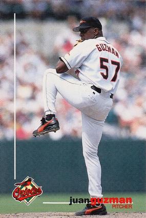 1999 Baltimore Orioles SGA Photocards #NNO Juan Guzman Front