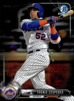 2017 Bowman Chrome #36 Yoenis Cespedes Front