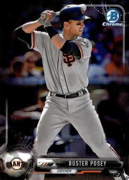 2017 Bowman Chrome #91 Buster Posey Front