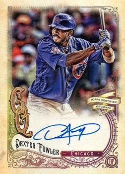 2017 Topps Gypsy Queen - Card Back Content Autographs #CBCA-DF Dexter Fowler Front