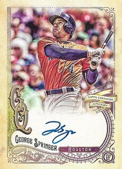 2017 Topps Gypsy Queen - Card Back Content Autographs #CBCA-GS George Springer Front