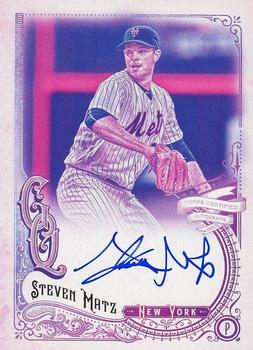 2017 Topps Gypsy Queen - Card Back Content Autographs Missing Blackplate #CBCA-SM Steven Matz Front