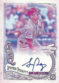 2017 Topps Gypsy Queen - Card Back Content Autographs Missing Blackplate #CBCA-SP Stephen Piscotty Front