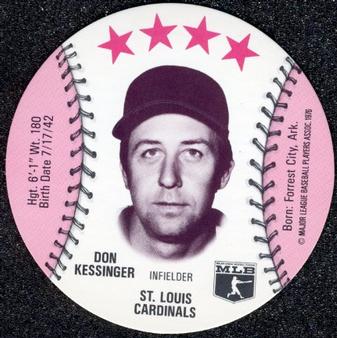 1976 MSA Blank Back Discs #NNO Don Kessinger Front