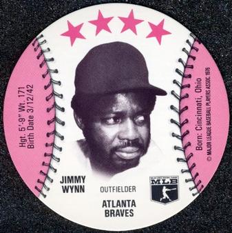 1976 MSA Blank Back Discs #NNO Jimmy Wynn Front