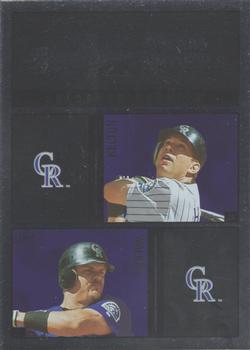 2003 Playoff Absolute Memorabilia - Team Tandems #TTA-10 Todd Helton / Larry Walker Front