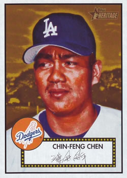 2001 Topps Heritage #101 Chin-Feng Chen Front