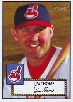 2001 Topps Heritage #106 Jim Thome Front