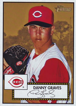 2001 Topps Heritage #107 Danny Graves Front