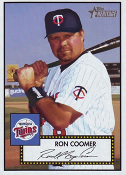 2001 Topps Heritage #109 Ron Coomer Front