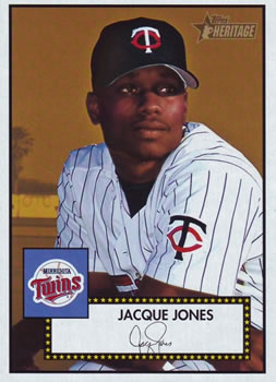 2001 Topps Heritage #113 Jacque Jones Front