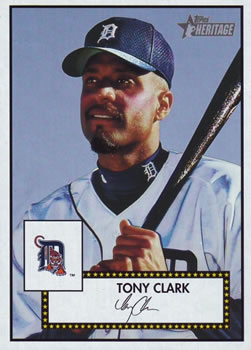 2001 Topps Heritage #115 Tony Clark Front