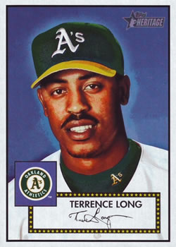 2001 Topps Heritage #116 Terrence Long Front