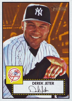 2001 Topps Heritage #11 Derek Jeter Front