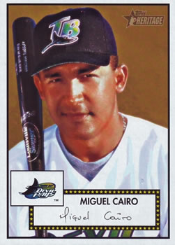 2001 Topps Heritage #161 Miguel Cairo Front