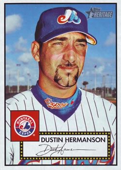 2001 Topps Heritage #163 Dustin Hermanson Front