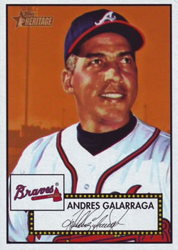 2001 Topps Heritage #16 Andres Galarraga Front