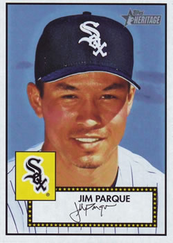 2001 Topps Heritage #178 Jim Parque Front