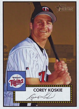 2001 Topps Heritage #187 Corey Koskie Front