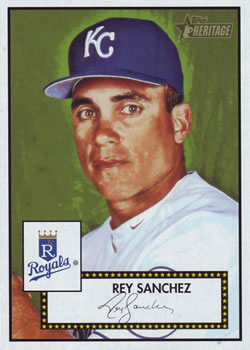 2001 Topps Heritage #189 Rey Sanchez Front