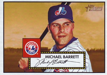2001 Topps Heritage #190 Michael Barrett Front