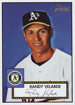 2001 Topps Heritage #19 Randy Velarde Front
