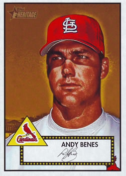 2001 Topps Heritage #203 Andy Benes Front