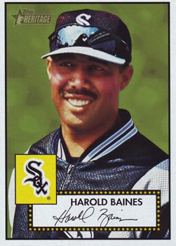 2001 Topps Heritage #206 Harold Baines Front