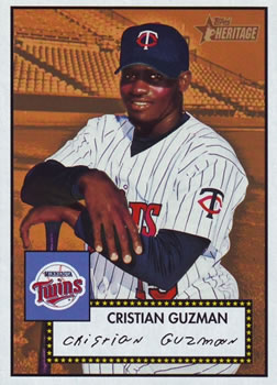2001 Topps Heritage #208 Cristian Guzman Front